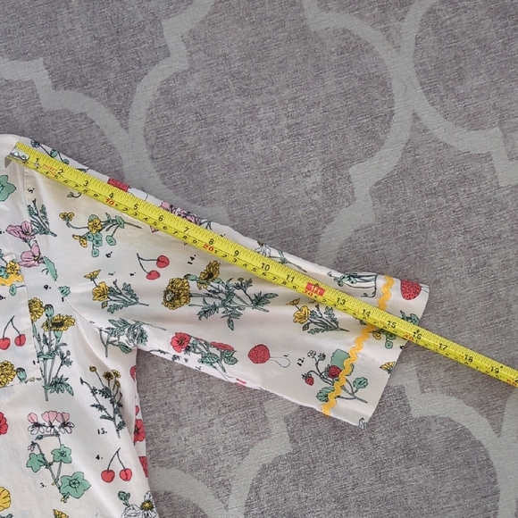 Bando Dress Pajama Floral Print Size Medium - Picture 10 of 13